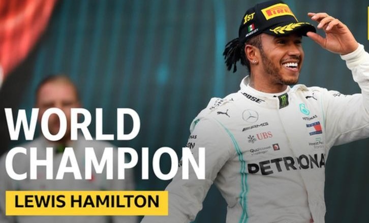 Lüis Hemilton "Formula 1" üzrə 6 qat dünya çempionu olub